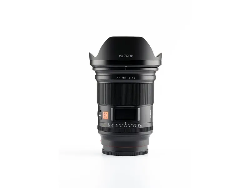 VILTROX AF 16/1.8 FE, Ultra bredlinse, 15/12, E-beslag, Autofokus