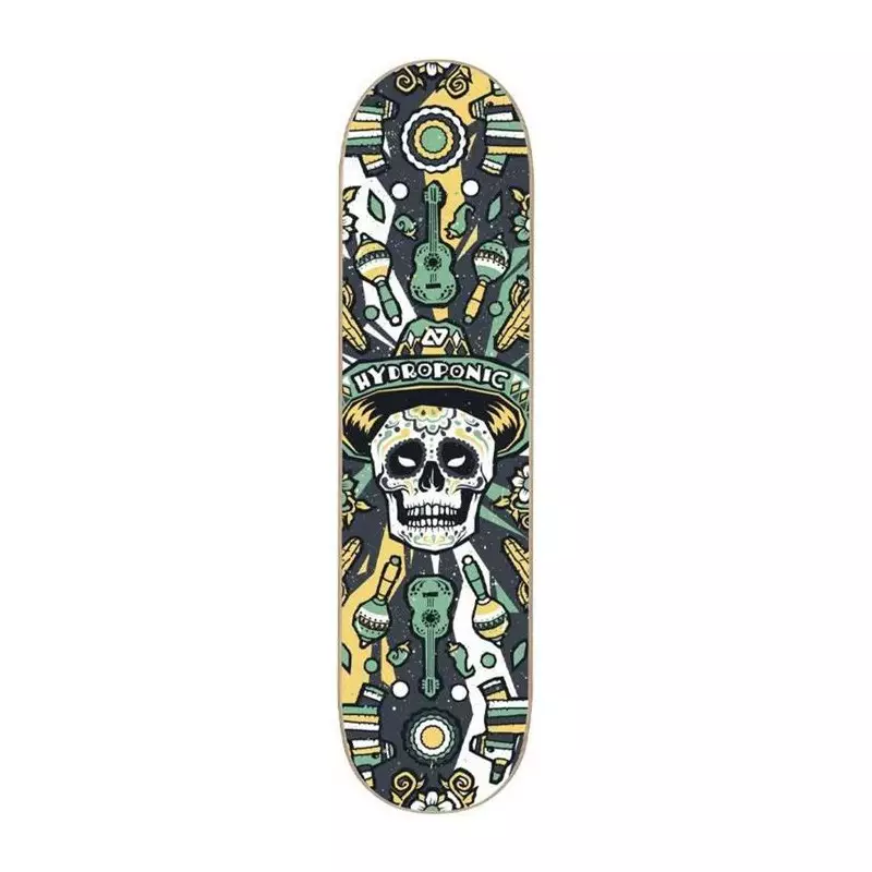 Plateau de skate HYDROPONIC Mexican Skull 2.0 Black 8.125