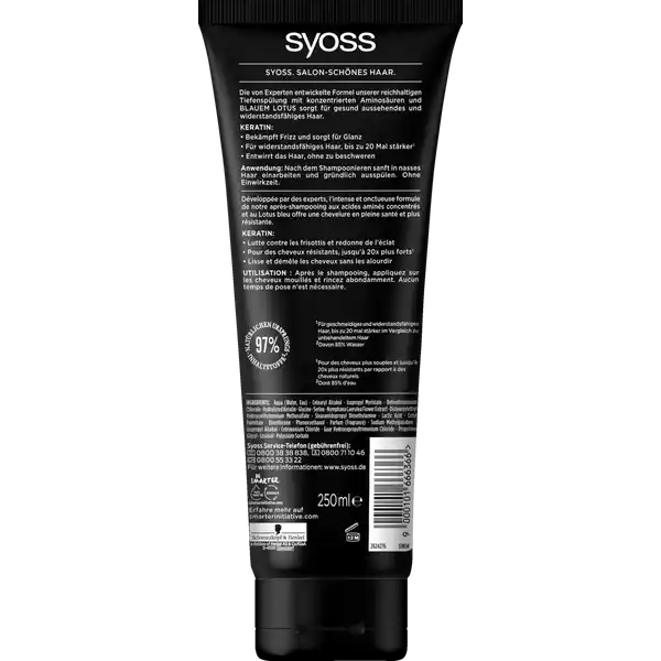 Professional Performance Keratin Tiefenspülung