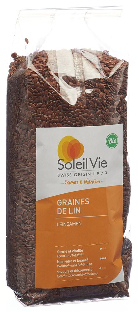 SOLEIL VIE Vollkorn-Leinsamen-Körner Bio 500 g