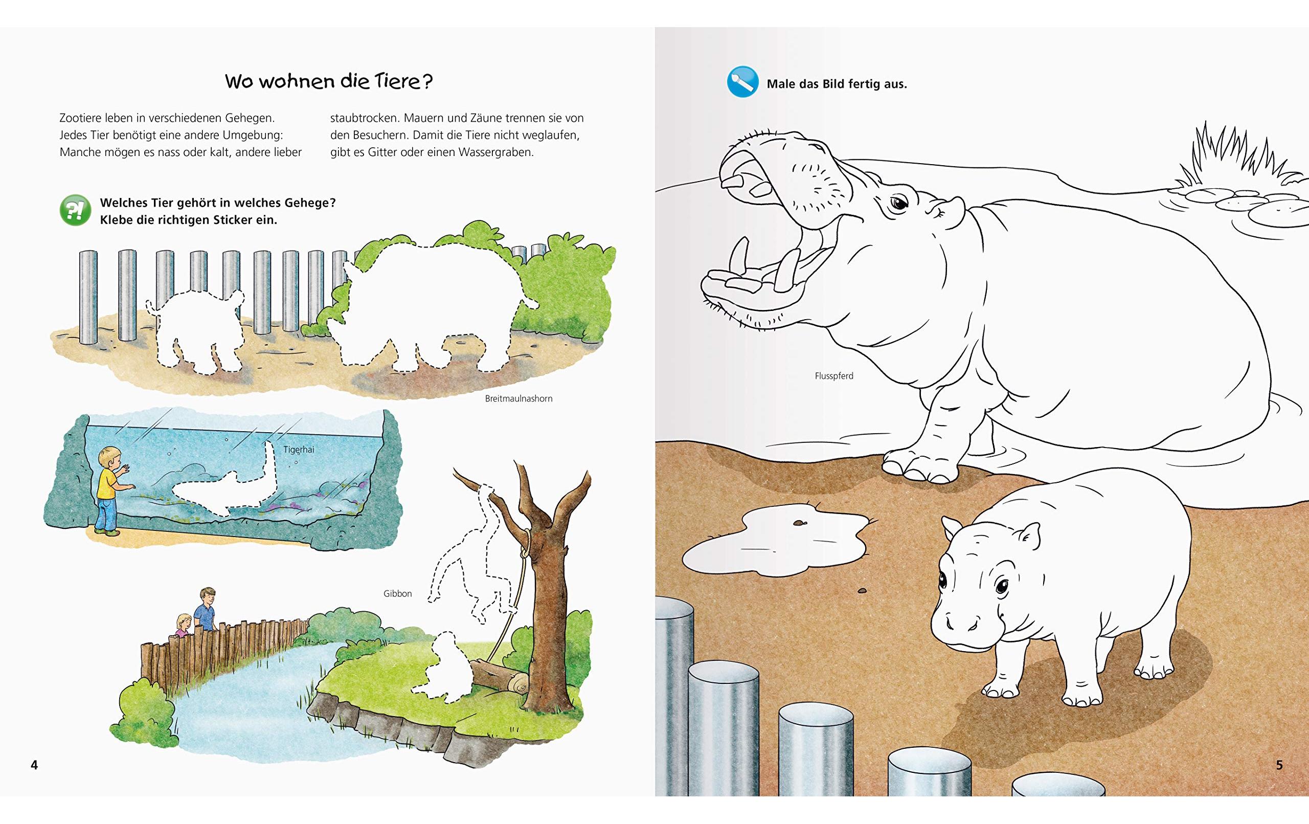 Kinder-Sachbuch WWW Aktiv-Heft: Im ZooKinder-Sachbuch