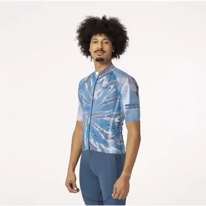 AGU Classic Breakaway Fietsshirt Korte Mouwen Blauw/Zwart/Wit Heren
