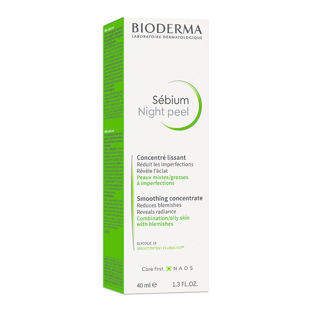 BIODERMA Sébium Night Peel Glättendes Peeling-Konzentrat - Jetzt 25% sparen mit Code 