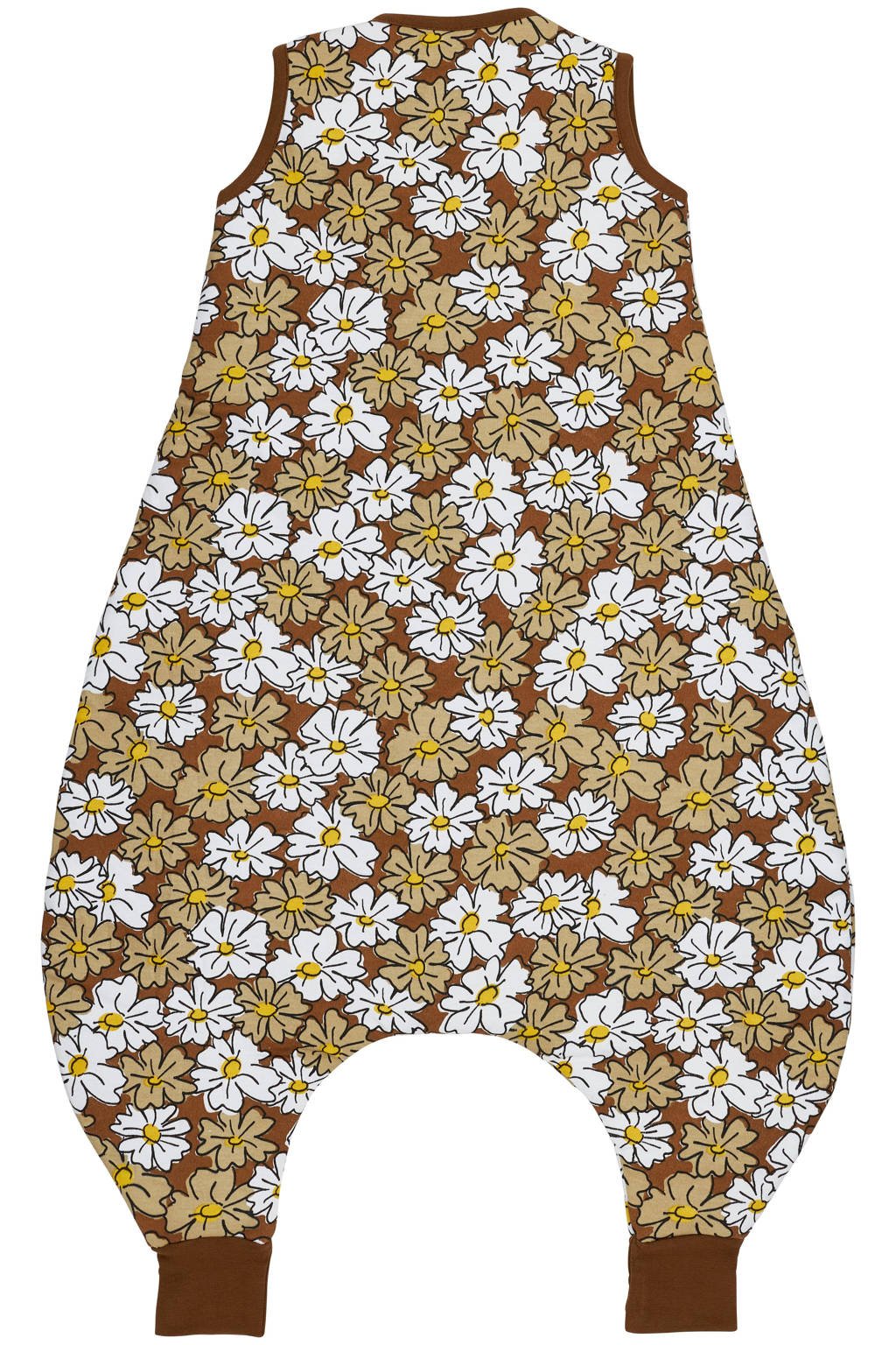 Geweldige uitvindinggevoerde baby slaapzak Vintage Flower taupe