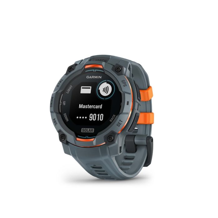 Garmin Unisex Ure Instinct 3 - 45 mm Solar Blå