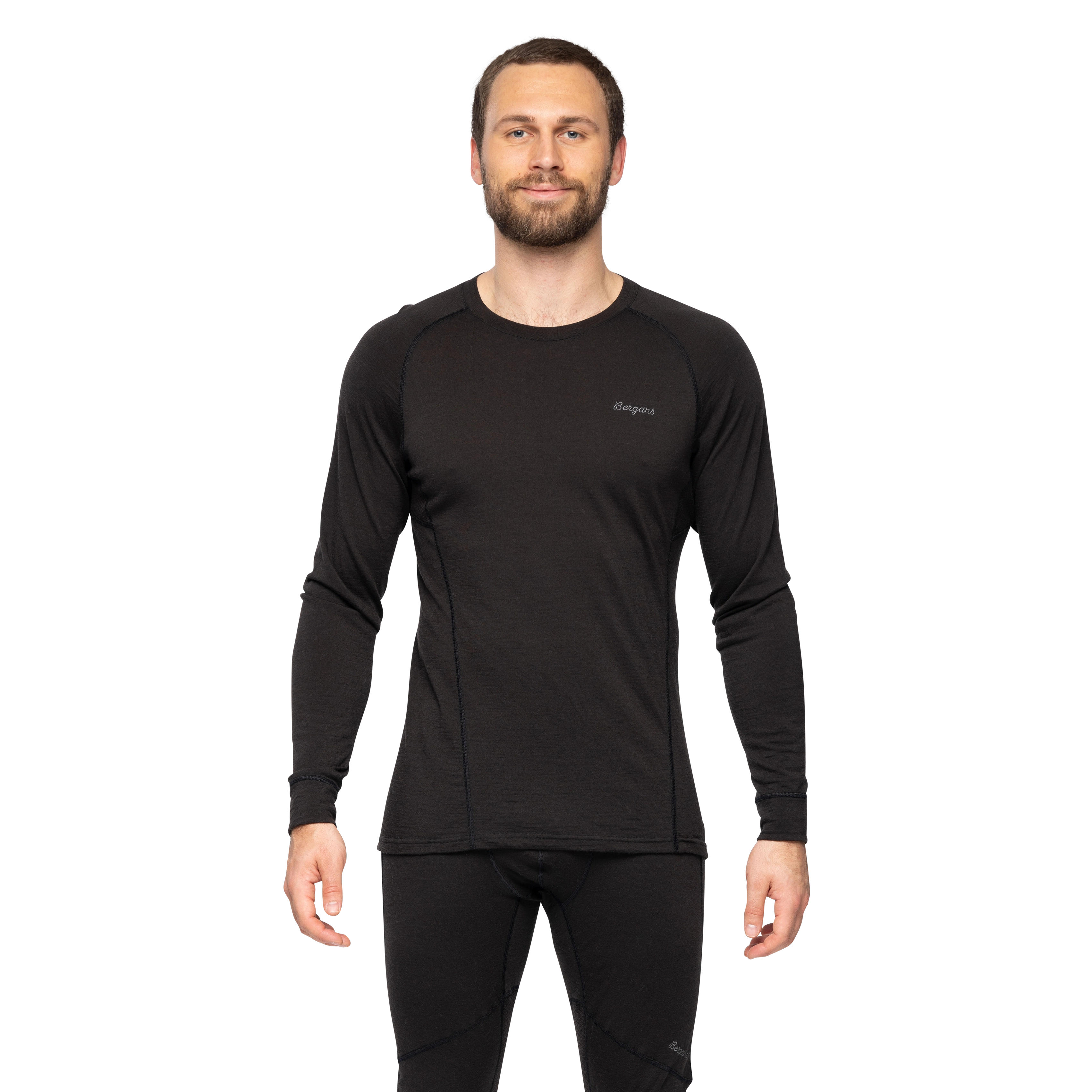 Inner:Pure Merino Long Sleeve Men Black