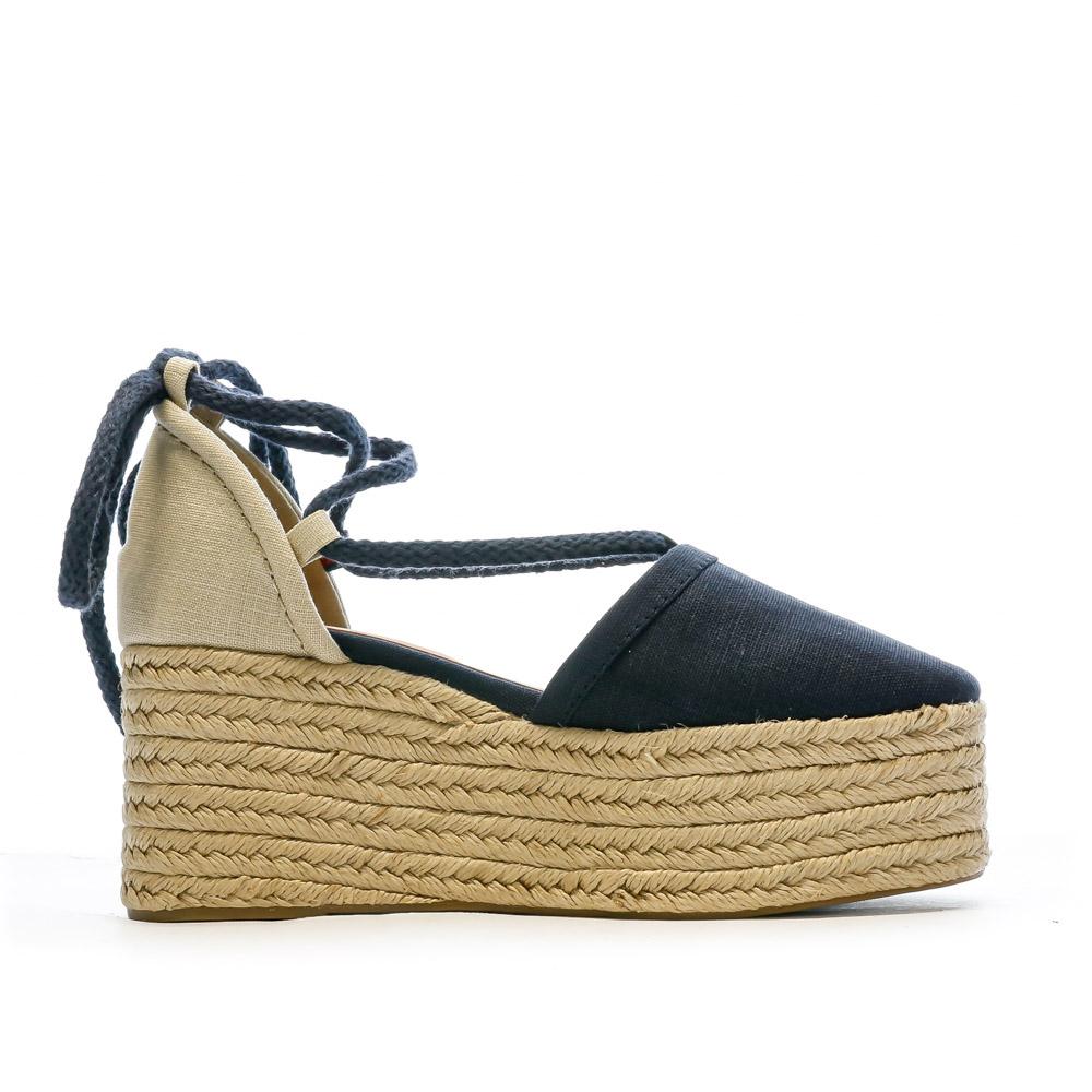 Tommy Hilfiger Chaussures compensées Marine Femme Tommy Hilfiger Linen