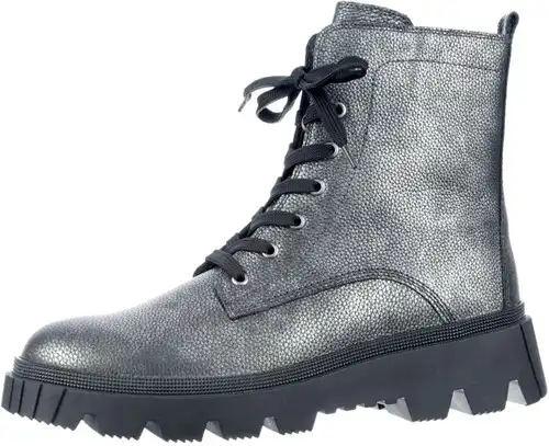 51.821.60 Gabor grijs/zwart - maat 9 veterboot grijs/zwart - maat 9 Calandschoen