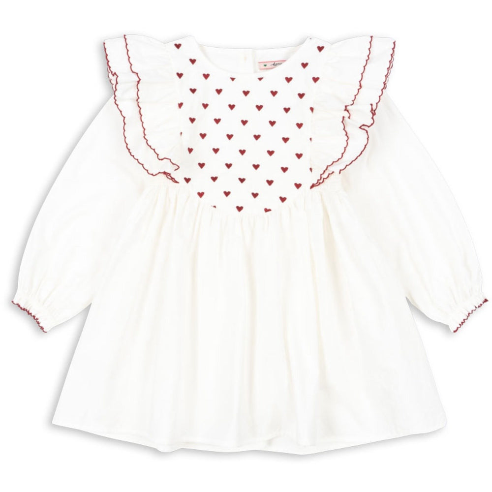 Køb Konges Sløjd Pure White Coeur Kjole Gots