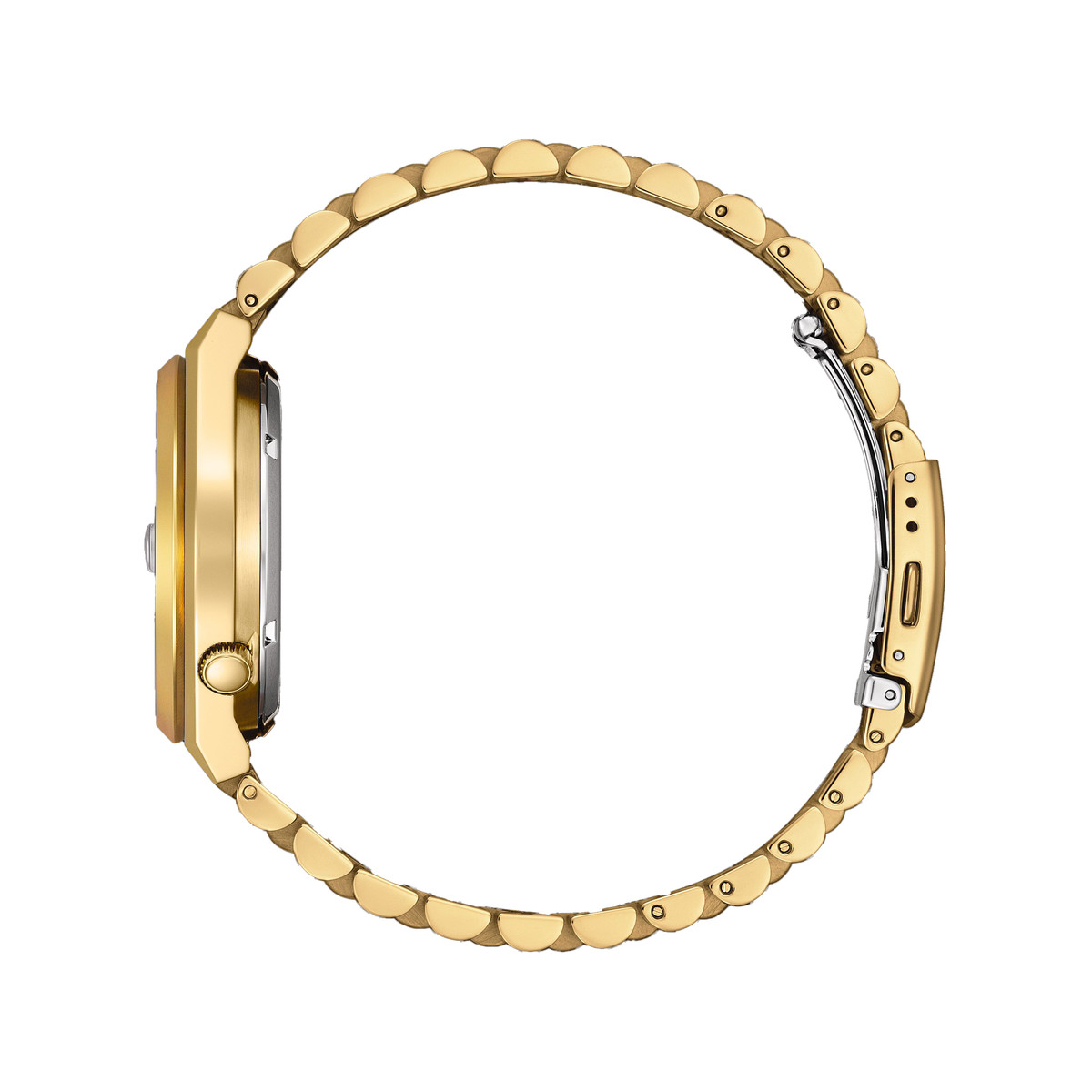 Montre CITIZEN Tsuyosa homme automatique bracelet acier doré rose
