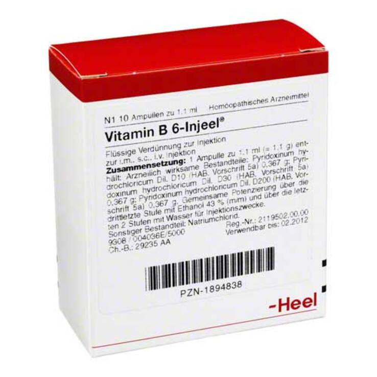 Vitamin B6 Injeel Ampullen, 10 St