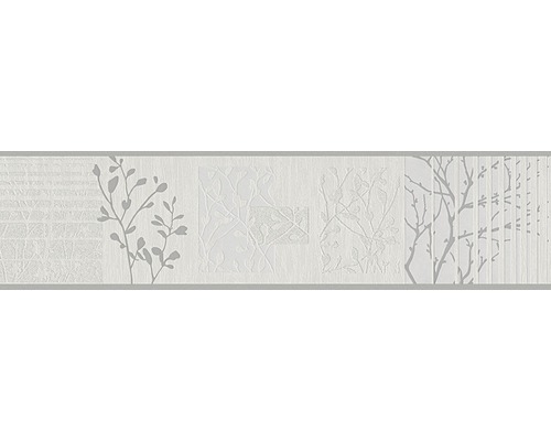 Rand 3054-11 Alleen randen Vertakt wit 5 m x 13 cm