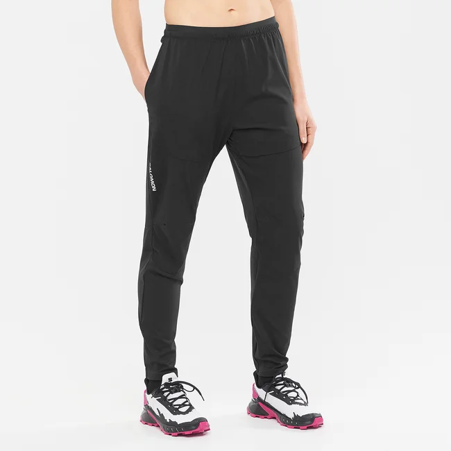 CROSS RUN  Pantalon unisexe DEEPBLACK