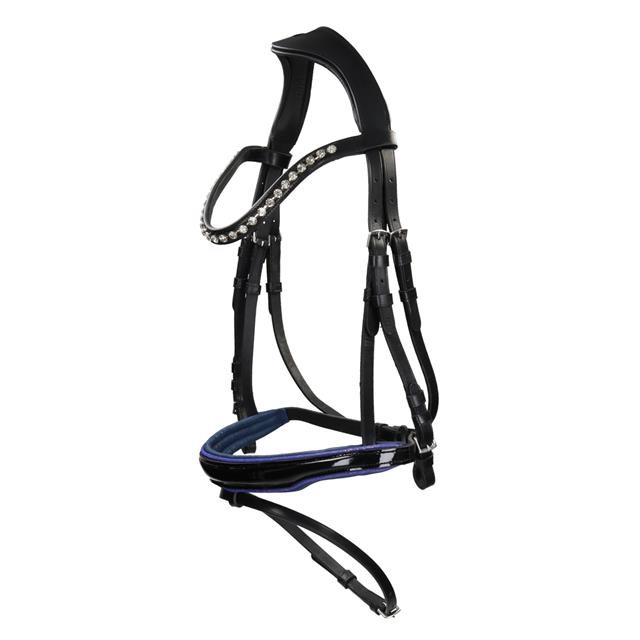 Hoofdstel HORSEGEAR HGLucido Zwart-blauw