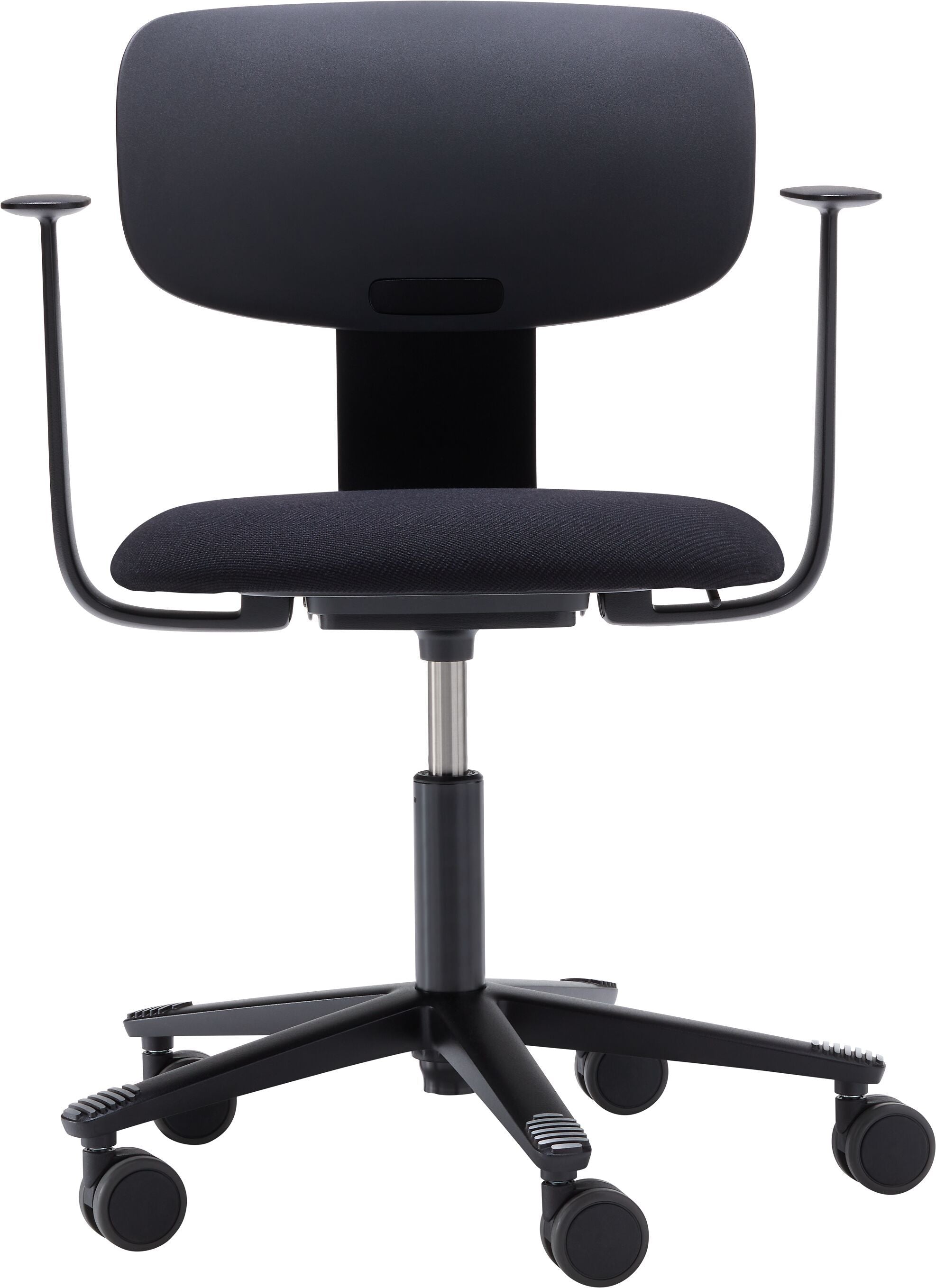 HAG TION 2140 Bürostuhl_m.Pol&AL - Schwarz / B: 60.0 cm x T: 60.0 cm x H: 86.5 cm