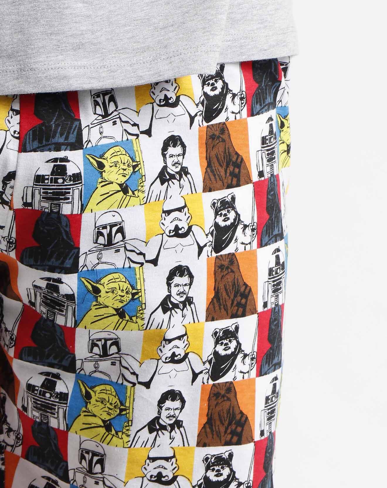 Star Wars Pyjama T-Shirt & Short Cyprien gris