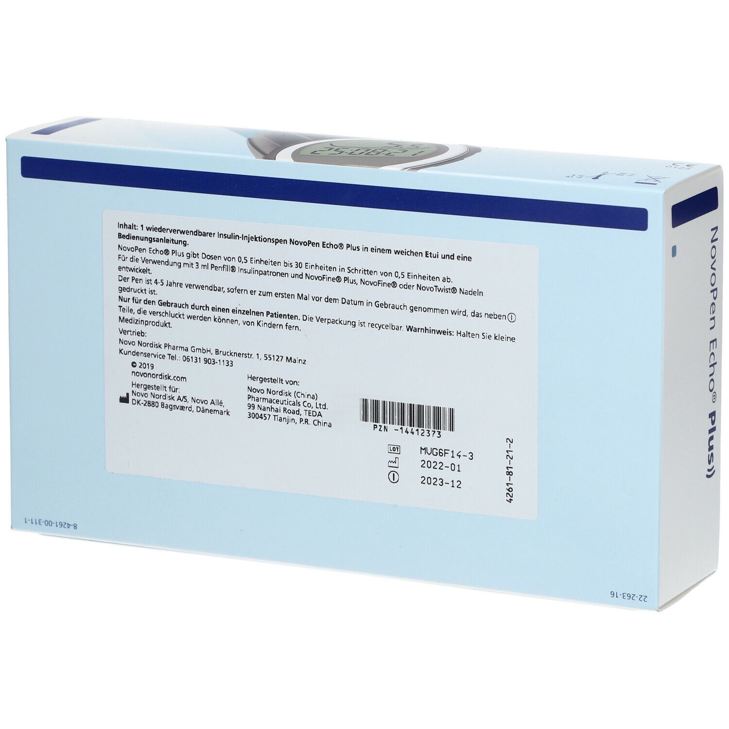 NovoPen Echo® Plus blau