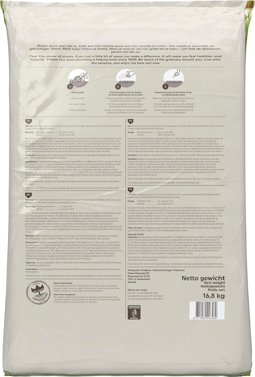 Pokon biologische gazonmest3-in-1 250 m² 16,8 kg