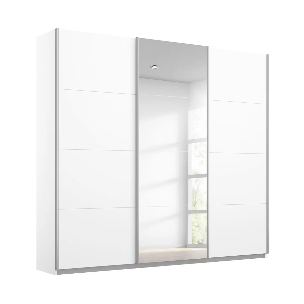 Schwebetürenschrank 3-trg Miami weiss
