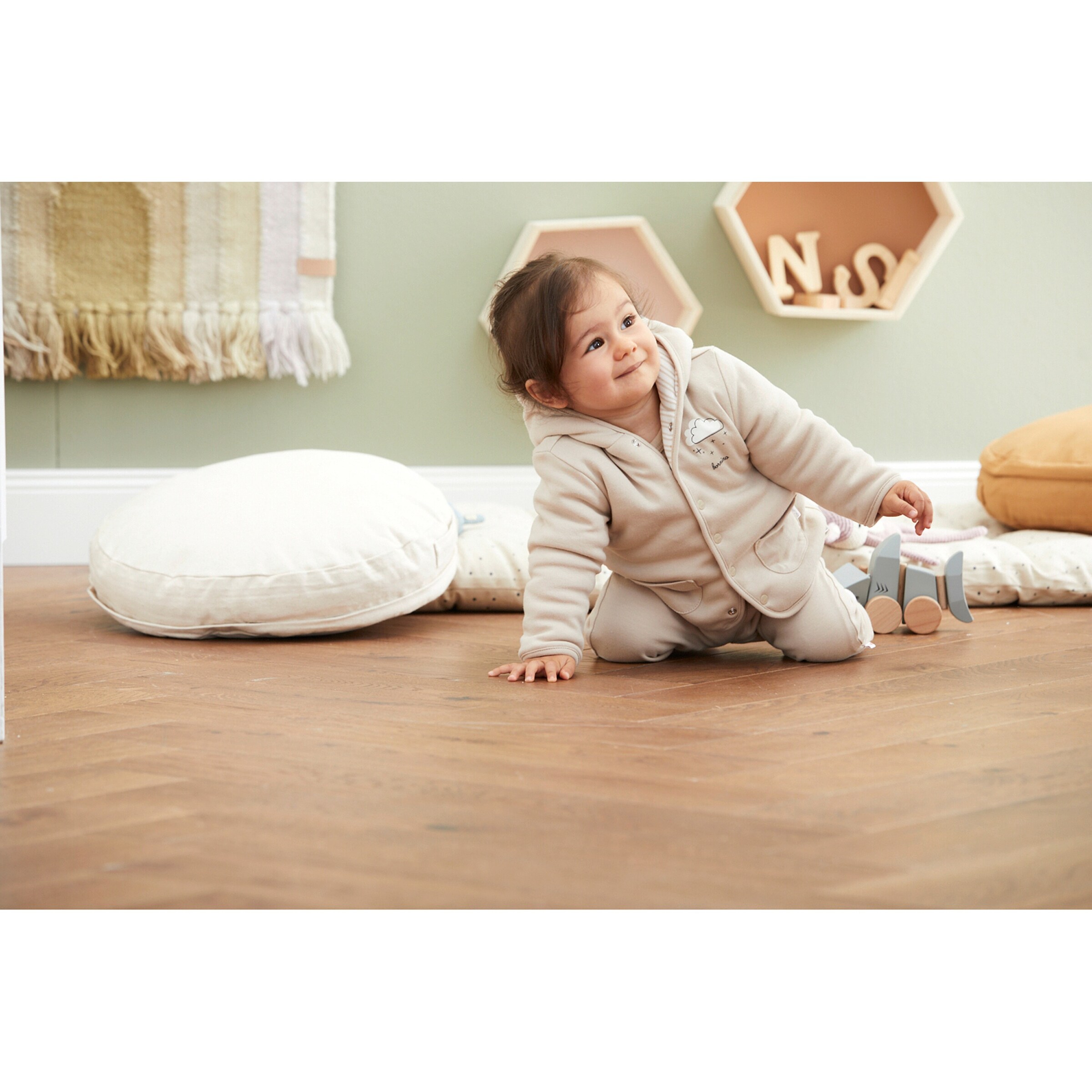 Bornino - Lieblinge Wendejacke Wolke beige/weiß