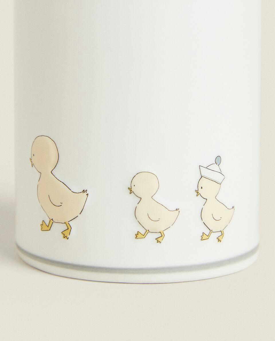 Conjunto de banheiro de cerâmica Ducklings