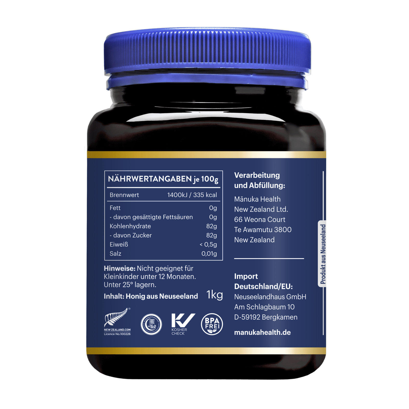 Manuka Honig MGO 100+ (1000g)