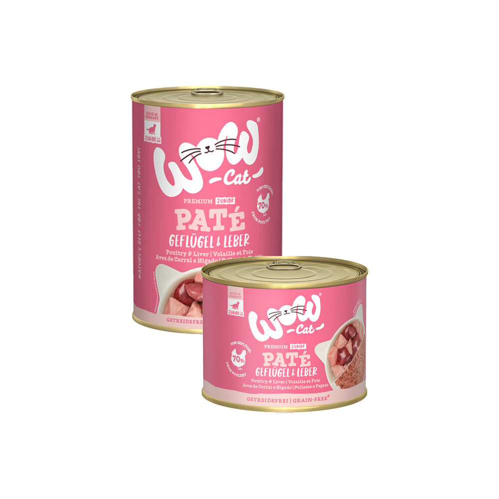 WOW Cat Wet Junior - Gevogelte & Lever