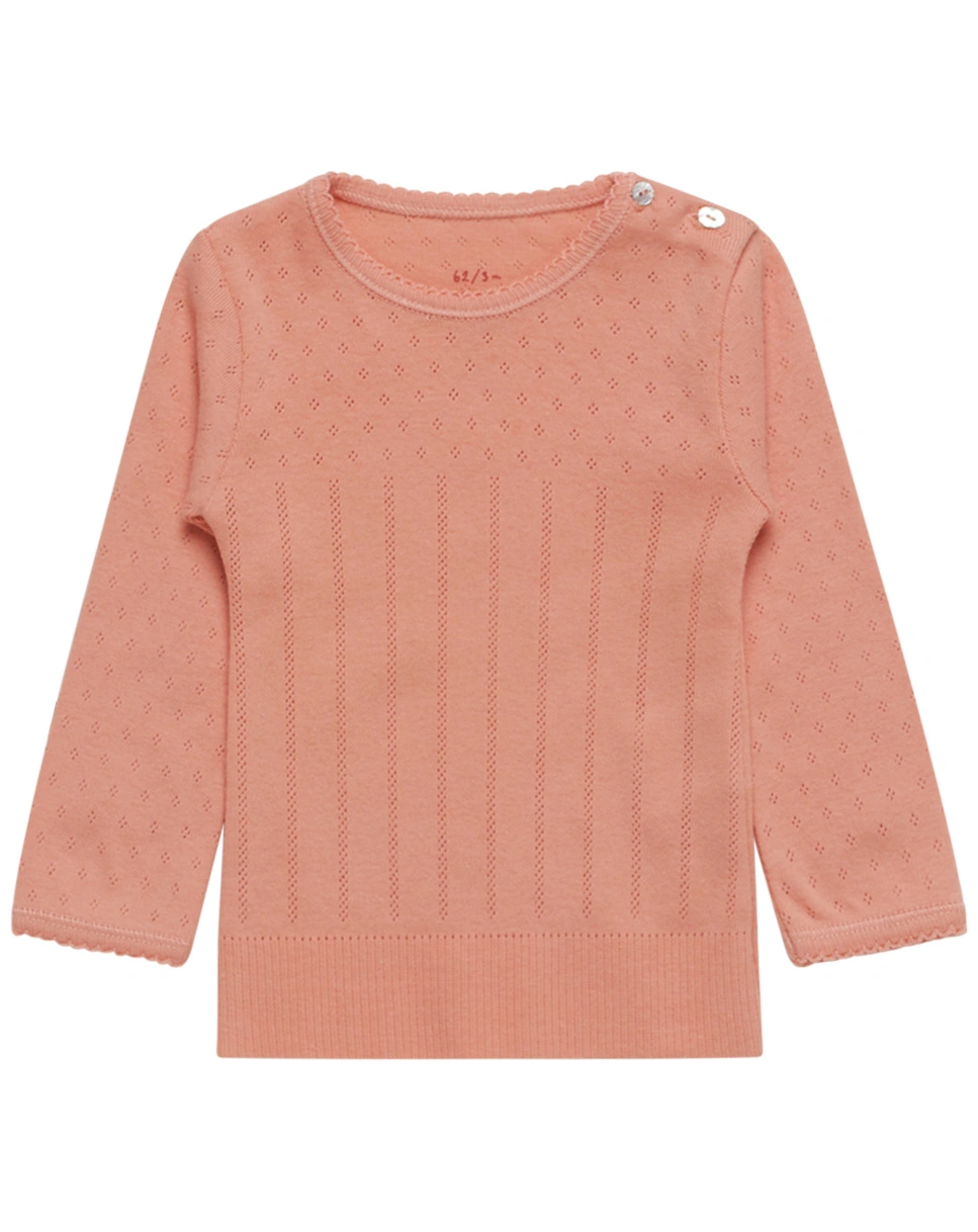 Langarmshirt LITTLE ALFA in shrimp