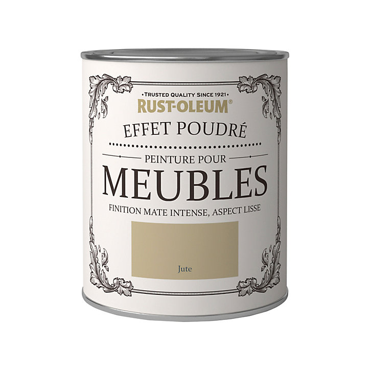 Peinture pour meubles Rust-Oleum jute effet poudré mat intense 125ml