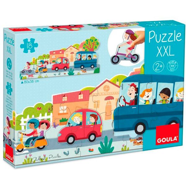 Goula Puzzle XXL Veiculos 18 Peças - 453428