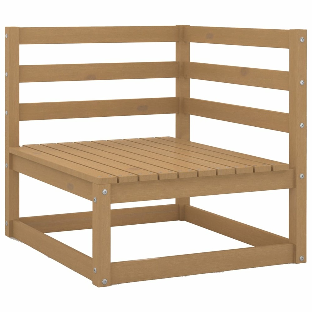 Salon de jardin meuble d'extérieur ensemble de mobilier 10 pièces avec coussins bois de pin massif