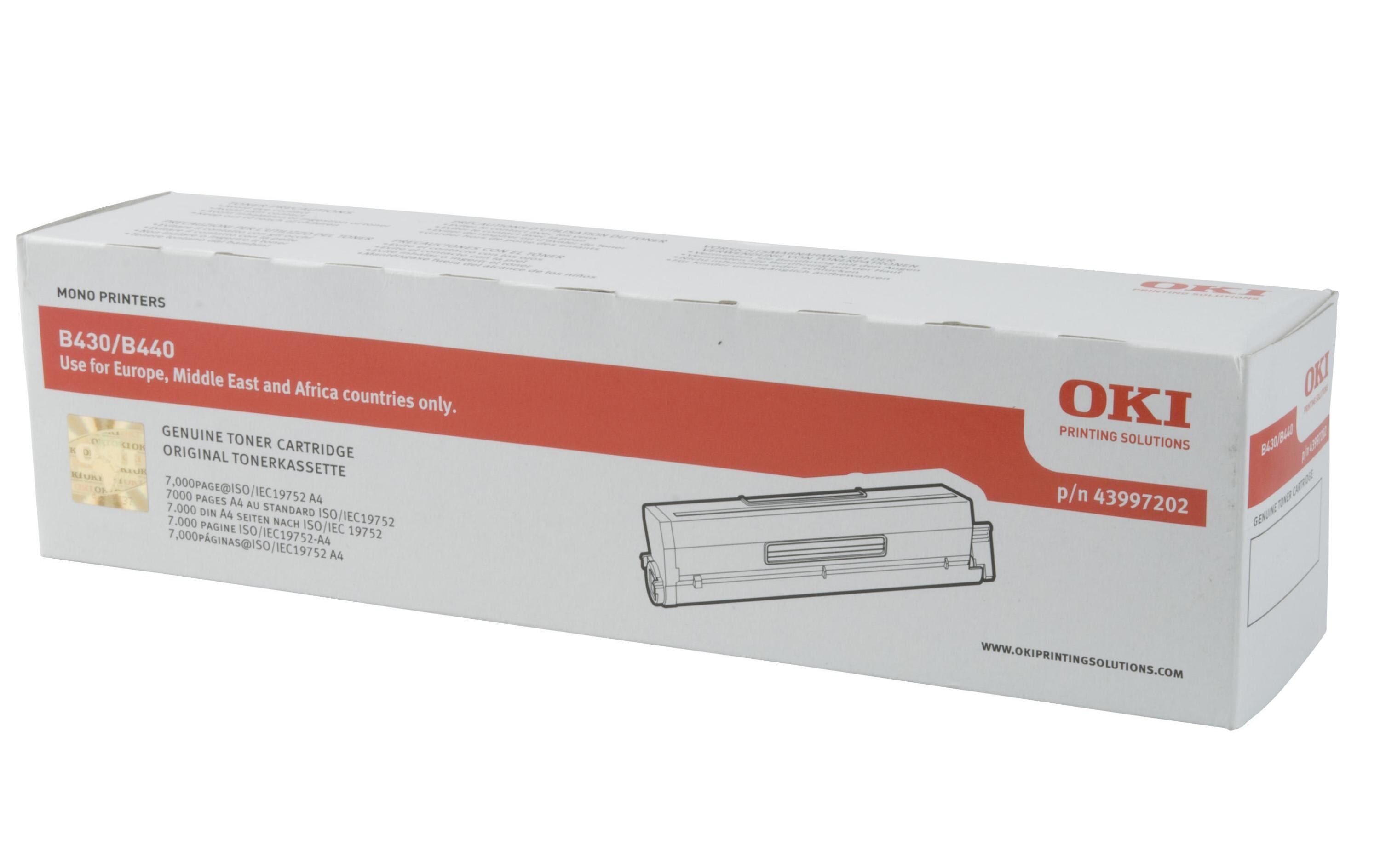 Toner 43979202 Black<br>Passend zu 430/440