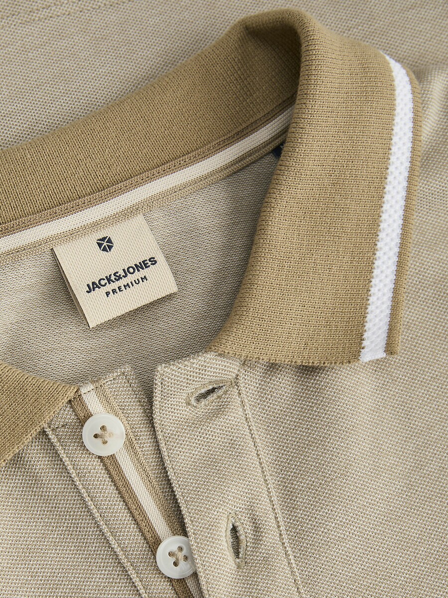 JACK & JONES<br>Polo, corte slim, manga curta