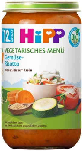 HiPP Bio Menüs ab 12.Monat Gemüse-Risotto