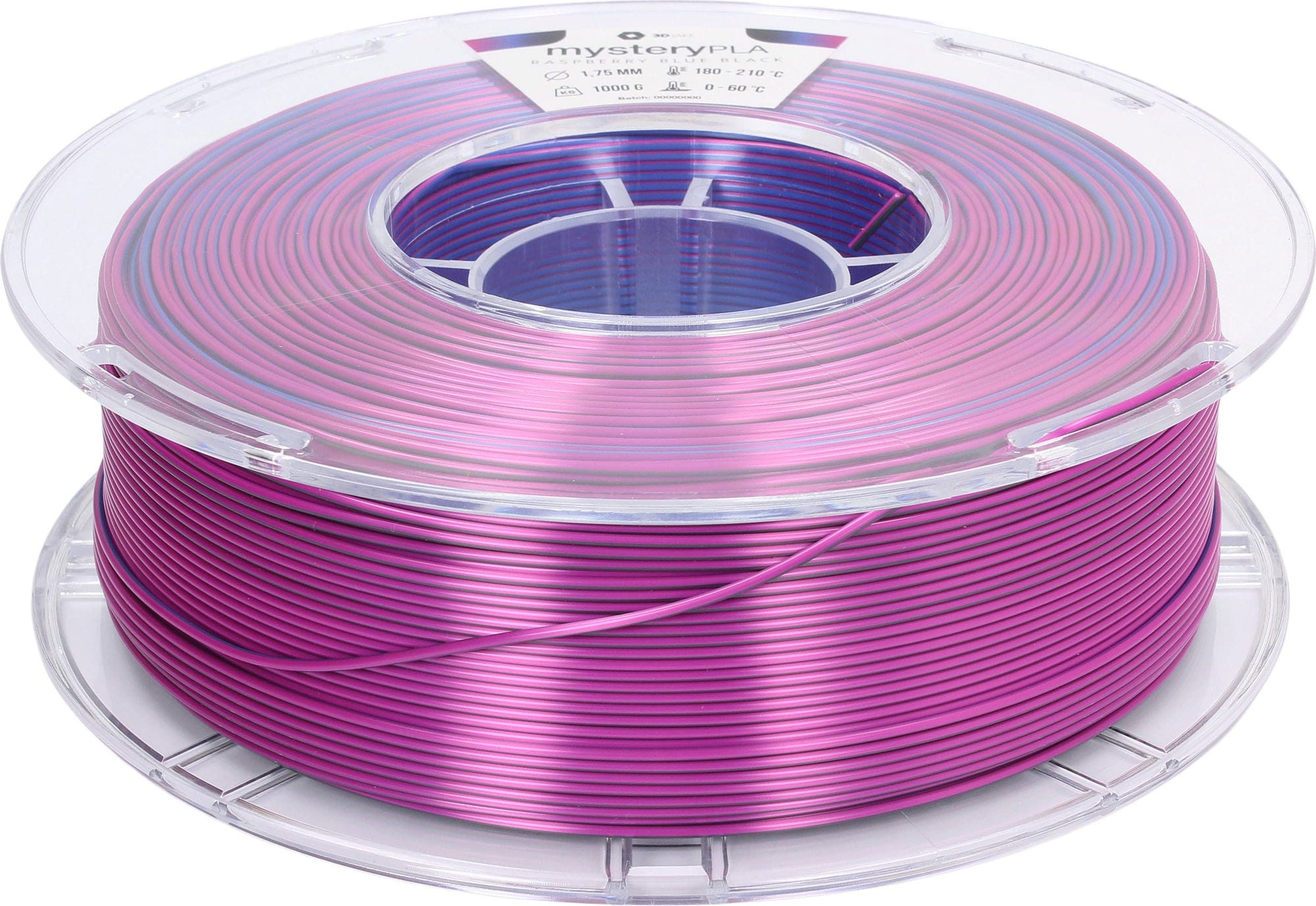 3DJAKE  mysteryPLA Orion Nebula, 1,75 mm / 1000 g    Dreifarbiges PLA-Filament für bunte Farbkreationen in Orion Nebula