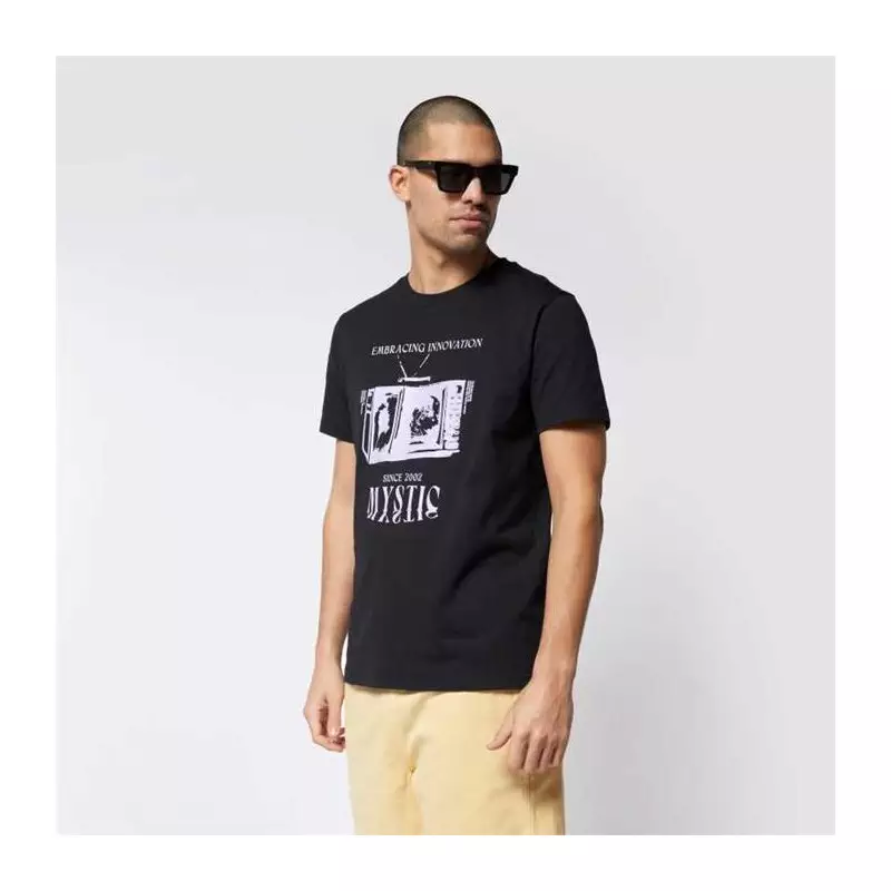 Tee shirt MYSTIC Broadcast Tee Black