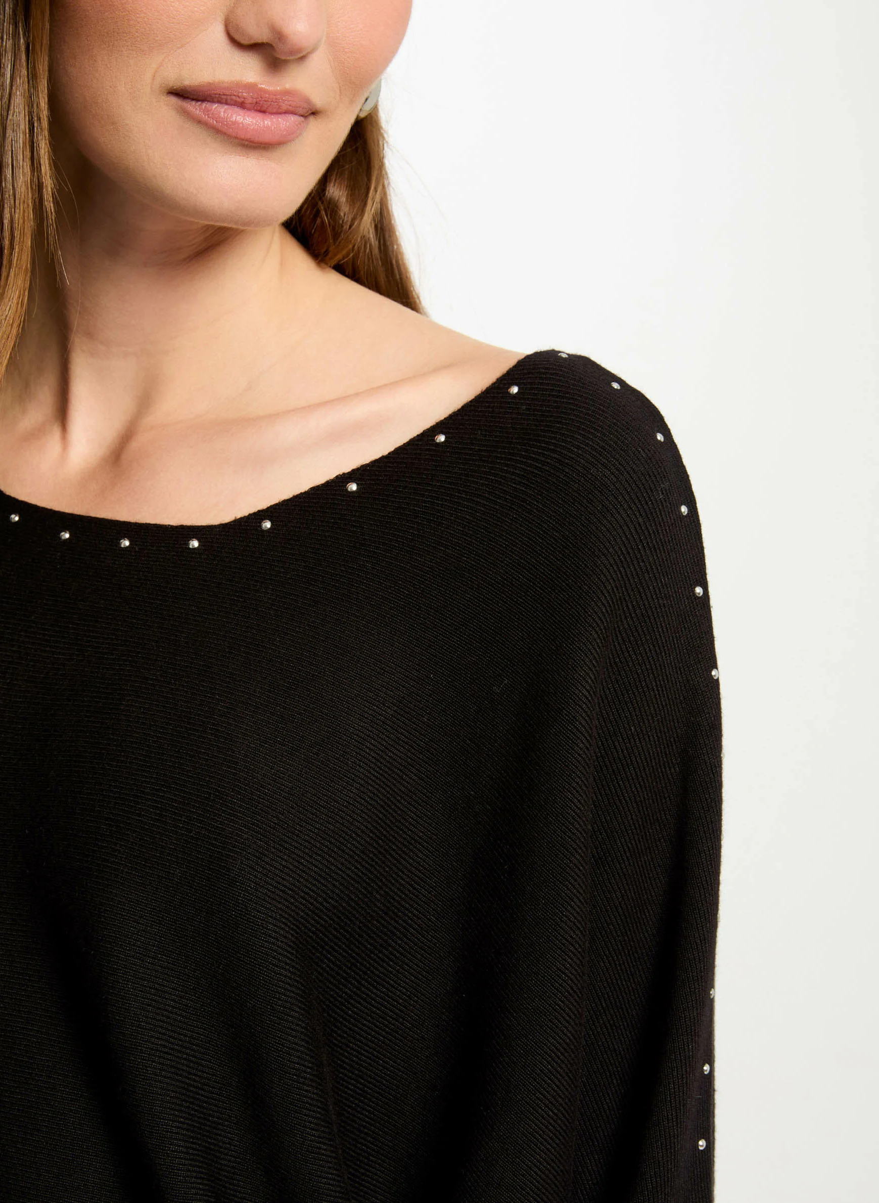 RMLIDO - Robe longue cintrée col rond | Noir