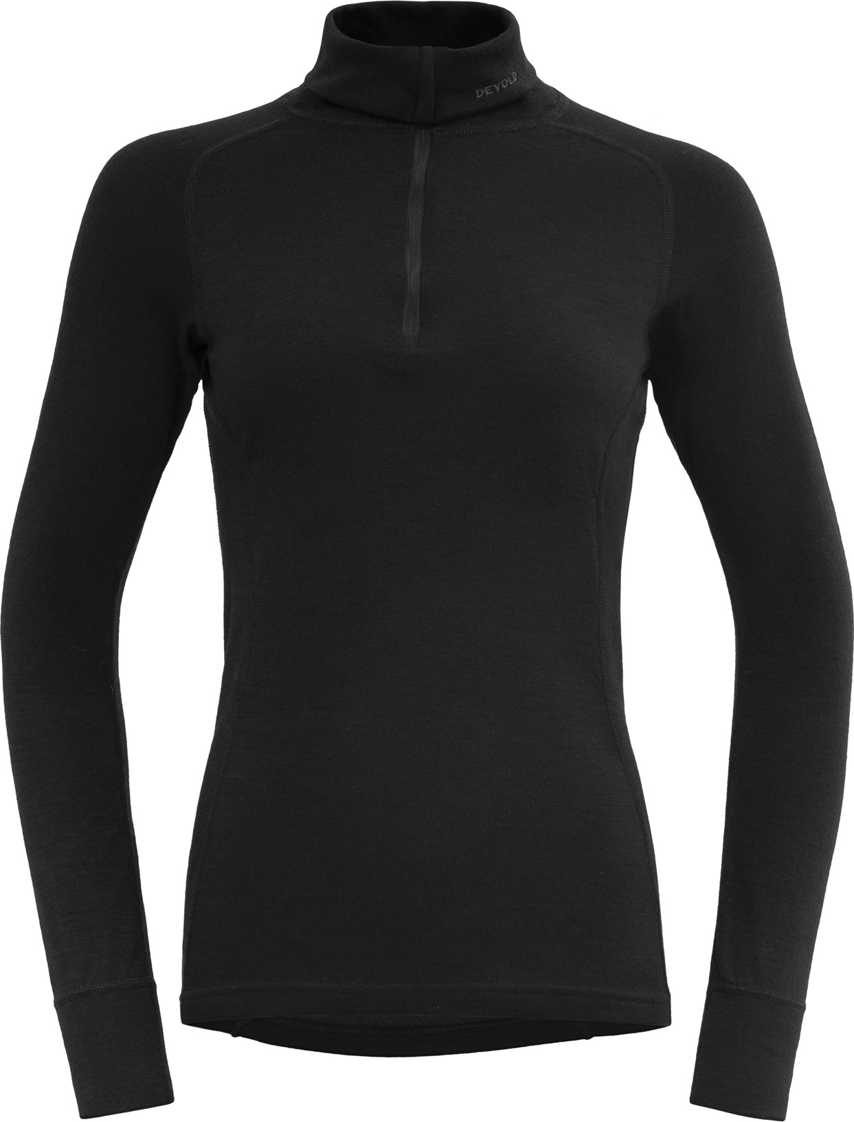 Duo Active Merino 205 Zip Neck Dame 952A/Black