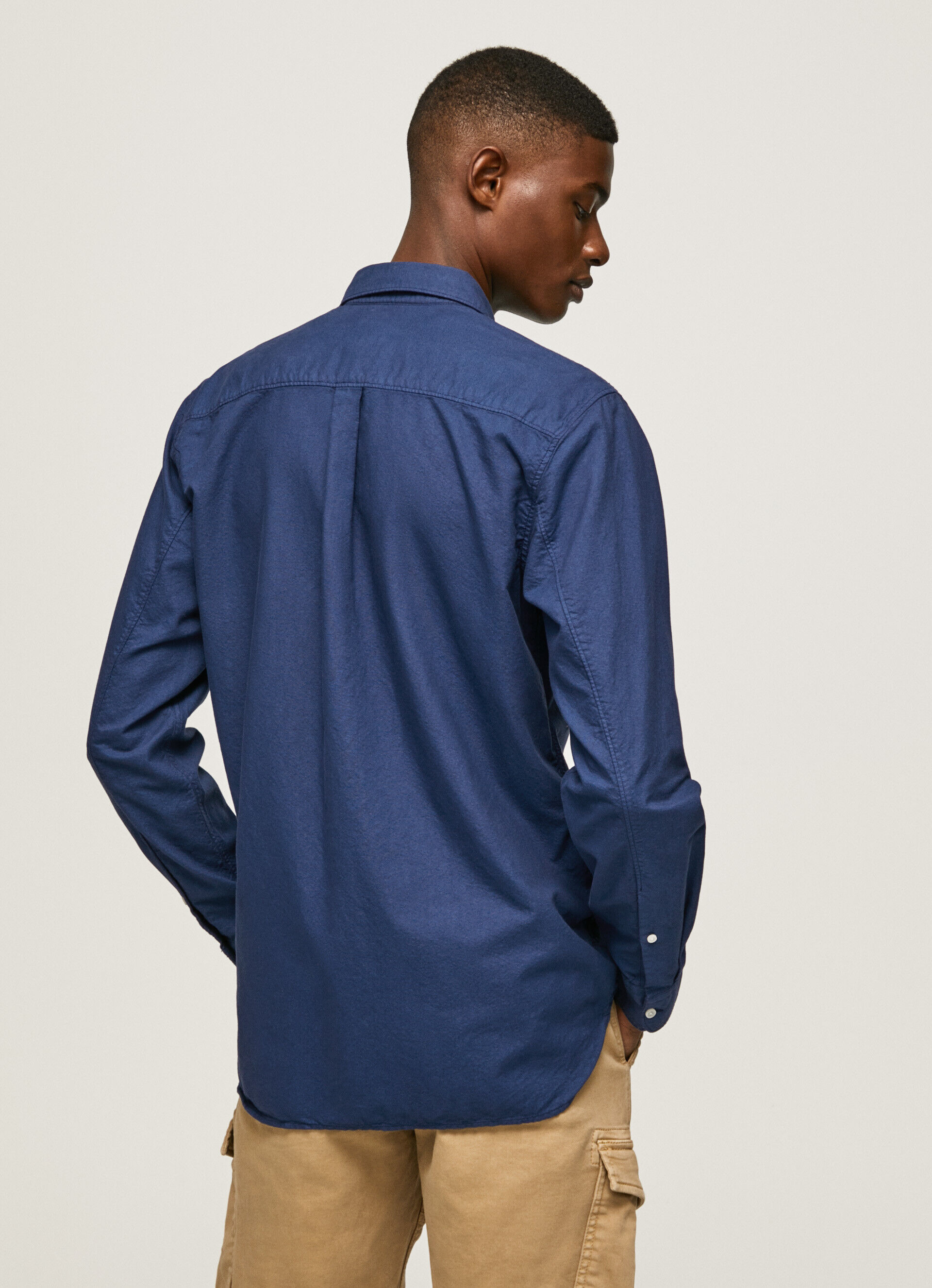 Camisa Oxford de corte regular - azul Dulwich