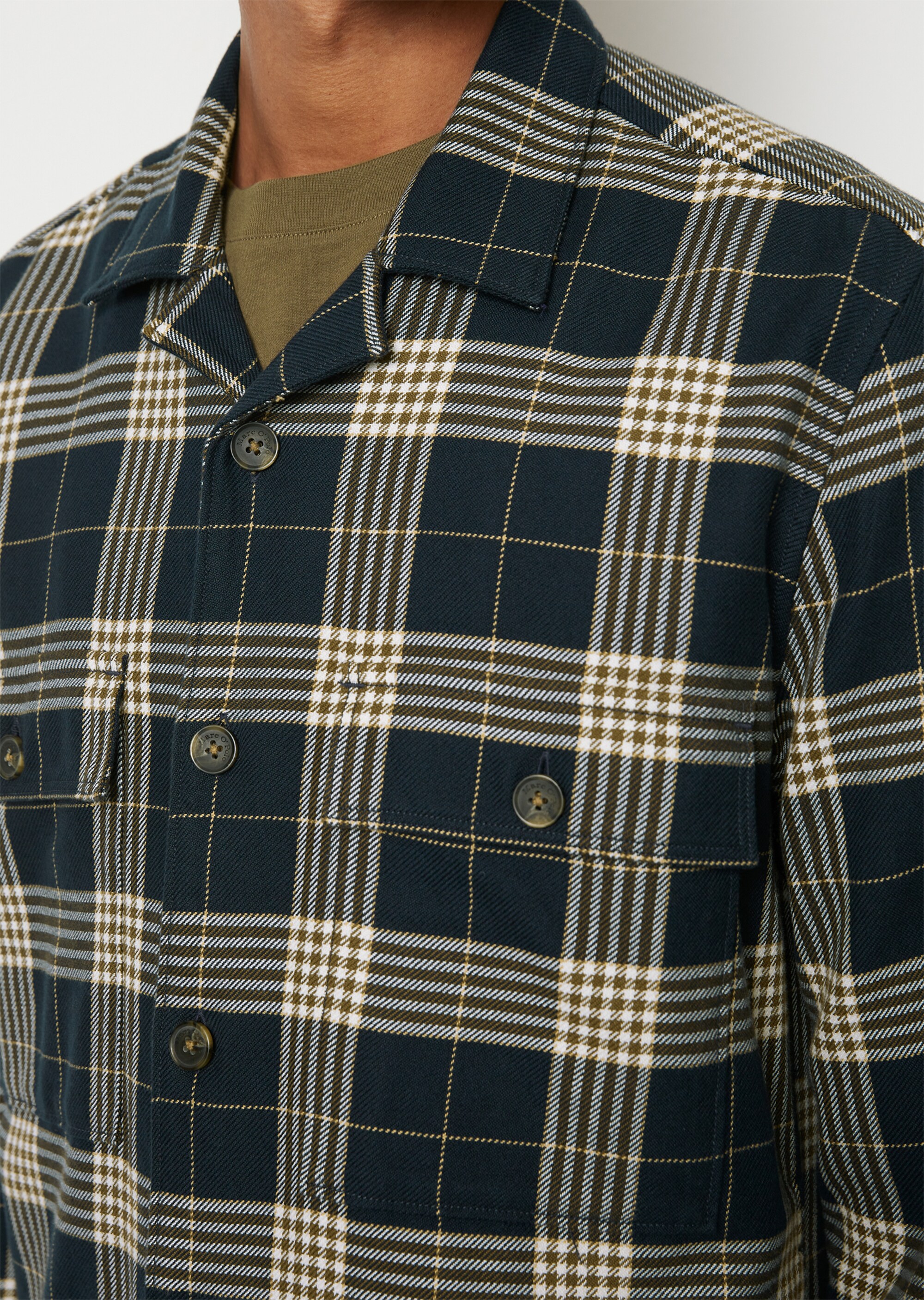 Overshirt aus kräftigem Bio-Baumwoll-Twill