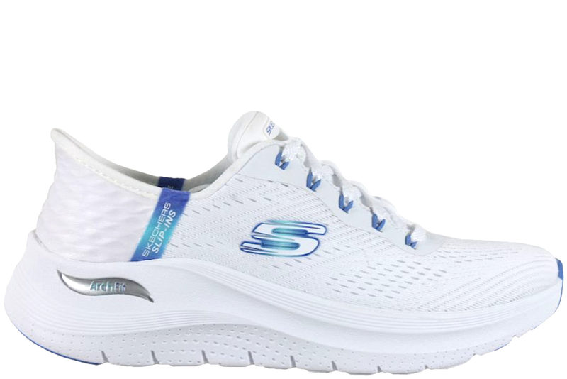 SKECHERS ARCH FIT 2.0 EASY CHIC - SLIP IN WHITE SNEAKER