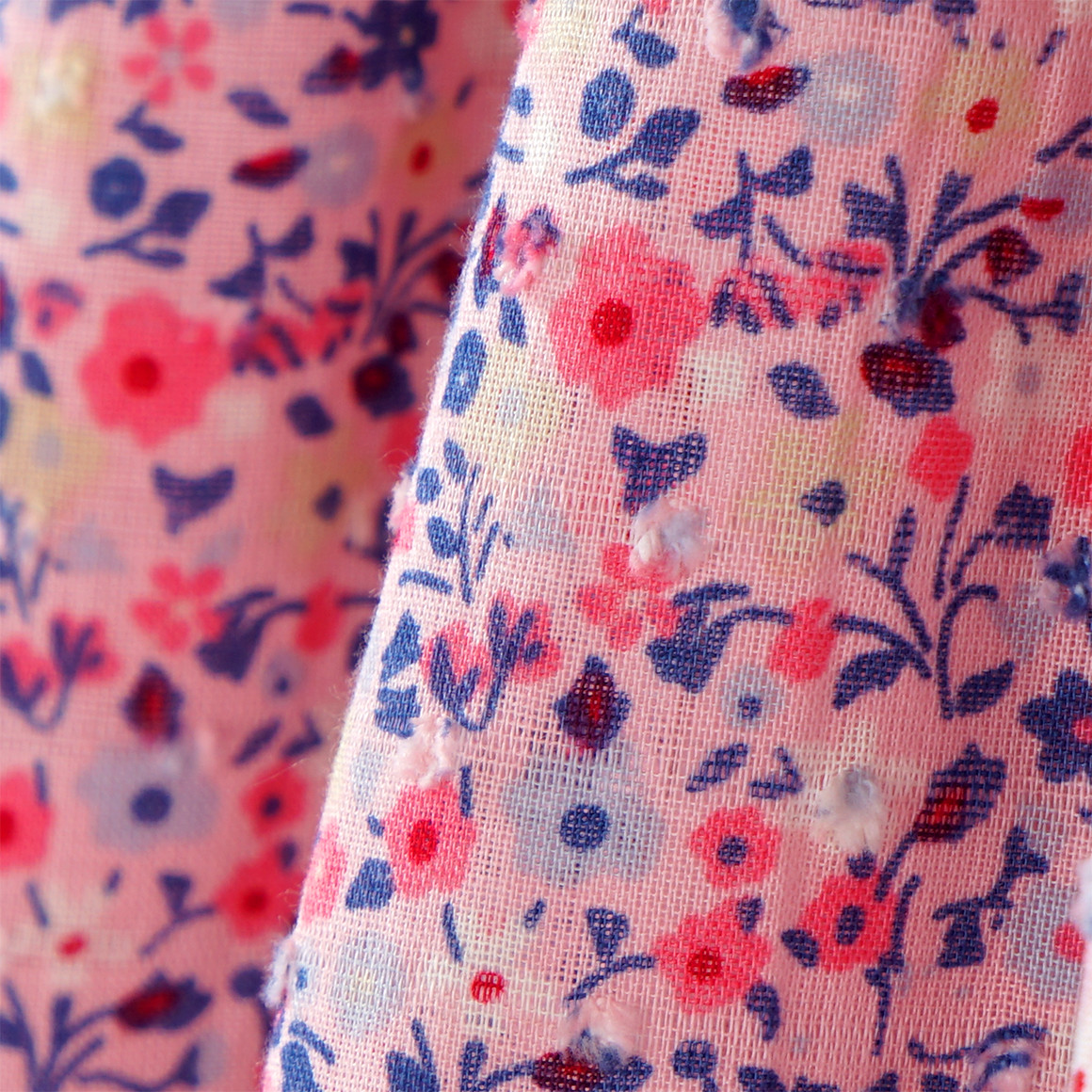 Topolino Mädchen Kleid mit Blümchen rosa / bunt