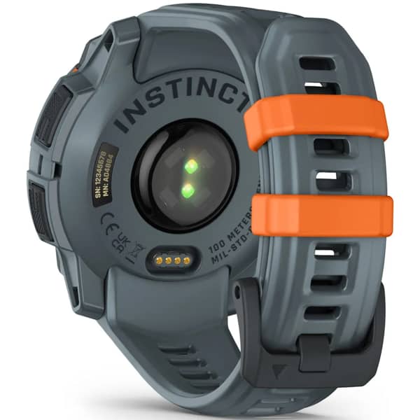 Montre cardio GPS GARMIN INSTINCT 3 45 MM SOLAR TWILIG HT BEZEL W/TWILIGHT BAND