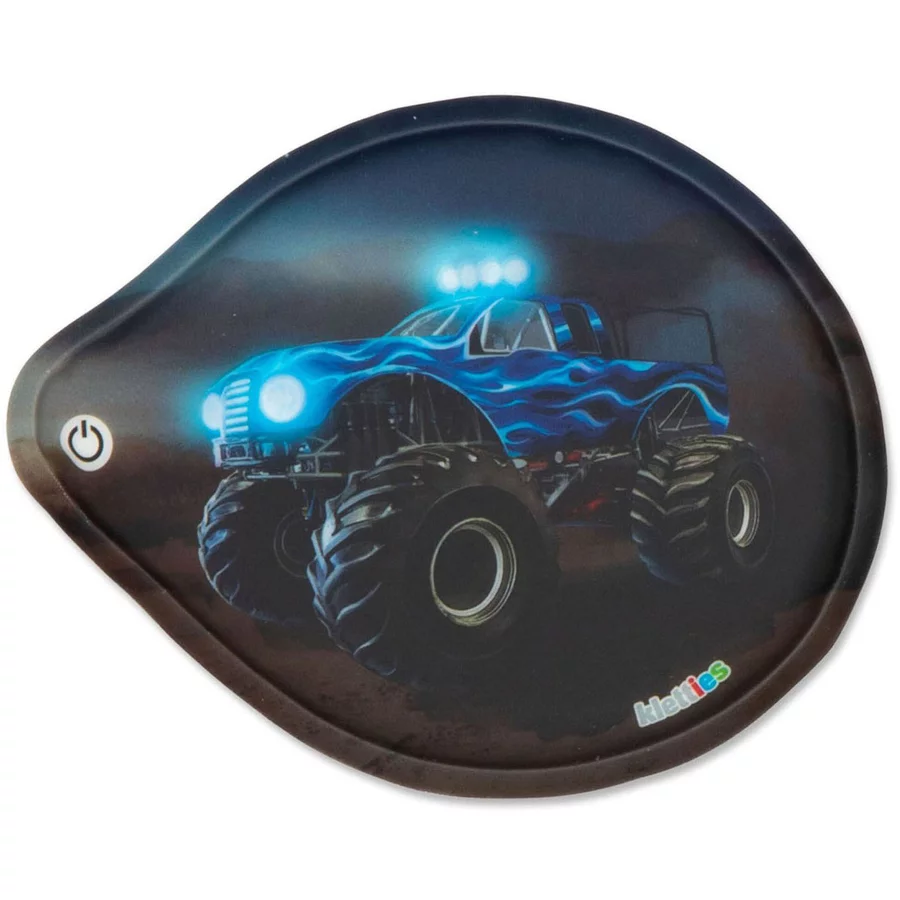 Ergobag Zubehör Klettie - LED Blinkie Monstertruck