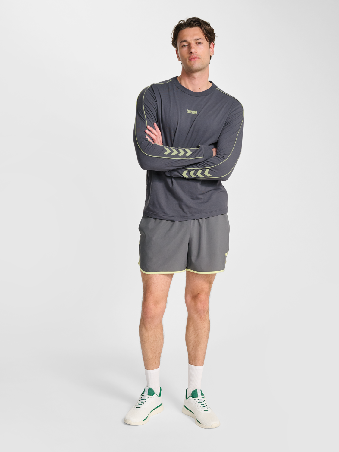 hmlPULSE PIPING T-SHIRT L/S