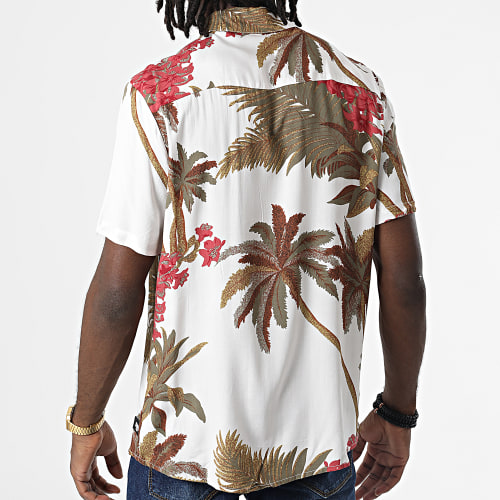 Chemise Manches Courtes Floral Lex Blanc