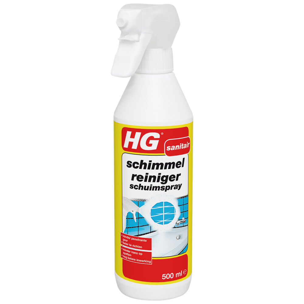 HG Schimmel schuimspray - Reinigingsmiddel - 500 Milliliter - 7 cm