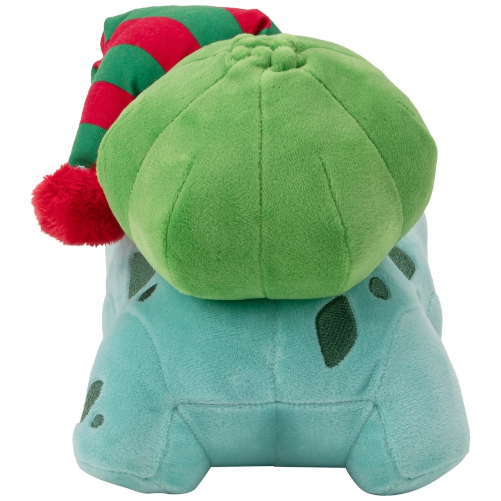 Pokémon Balbasaur 20 cm Plüschtier mit Weihnachtsmütze