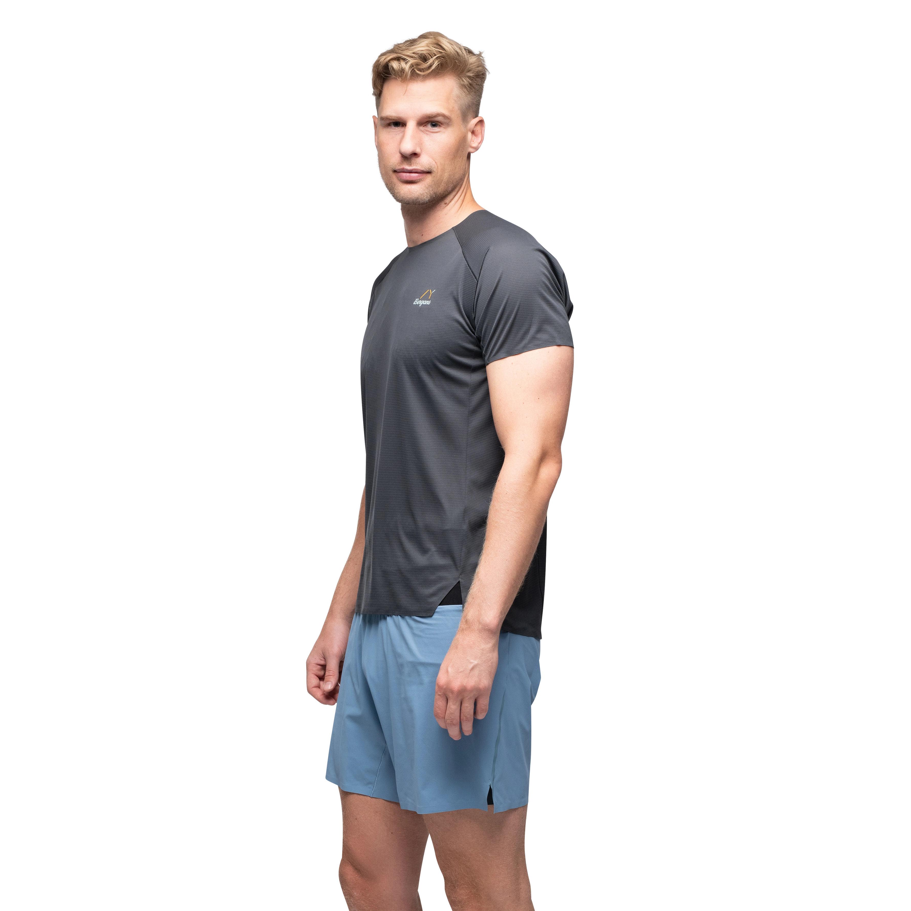 Y LightLine Fast Tee Men Dark Shadow Grey