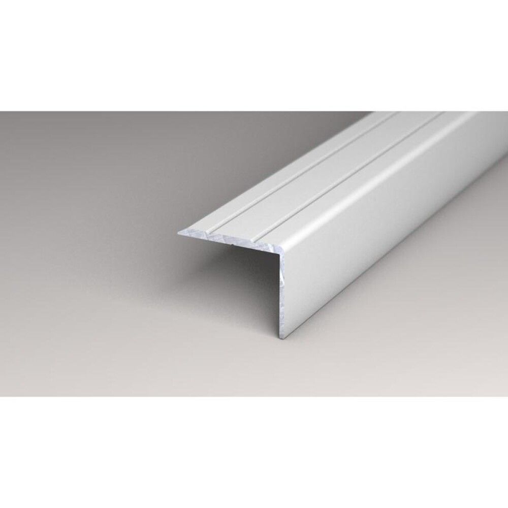 AVSLUTNINGSLIST LOGOCLIC ALUMINIUM2000X25X20MM SØLV